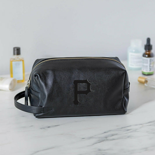 Team Sports America Trending - Pittsburgh Pirates, Embossed Toiletry Bag, Black