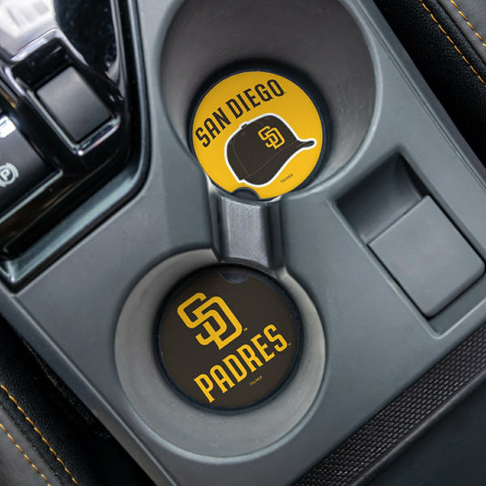 Team Sports America Exclusive - San Diego Padres Car Coaster Set, 2pc