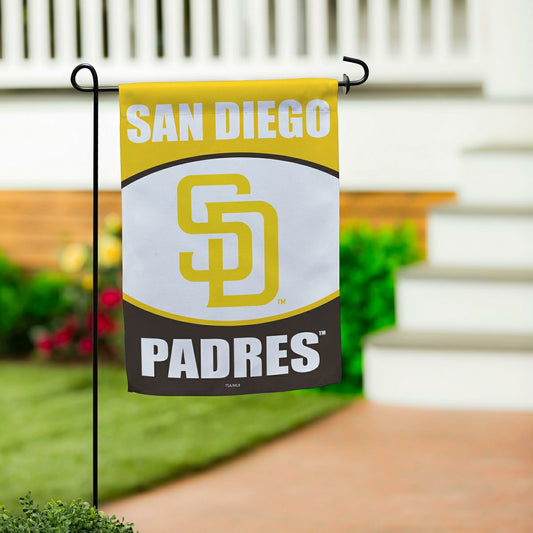 Team Sports America Best Seller - San Diego Padres Suede Garden Flag