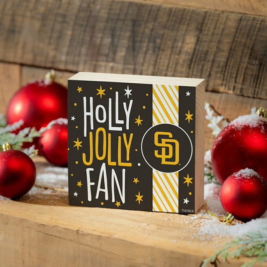 Team Sports America Recommended - San Diego Padres Block, Holiday, 6x6