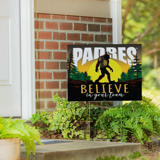 Team Sports America Essential - San Diego Padres Yard Sign, Bigfoot