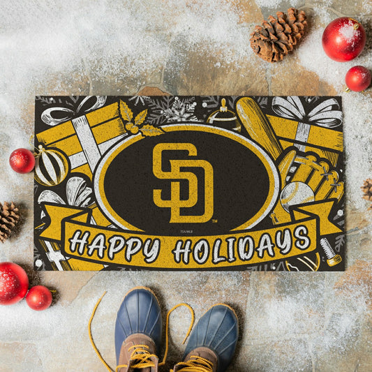 Team Sports America Value - San Diego Padres Holiday PVC Mat, 28"x16"