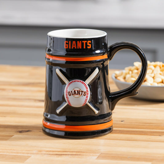 Team Sports America Exclusive - San Francisco Giants Ceramic Stein Cup, 24oz