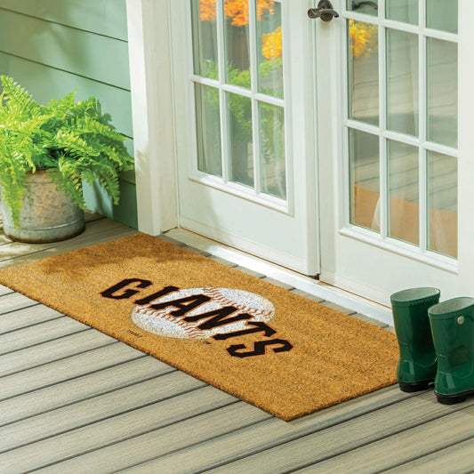 Team Sports America Signature - San Francisco Giants Extra Large Full Color Coir Mat, 60"x24"