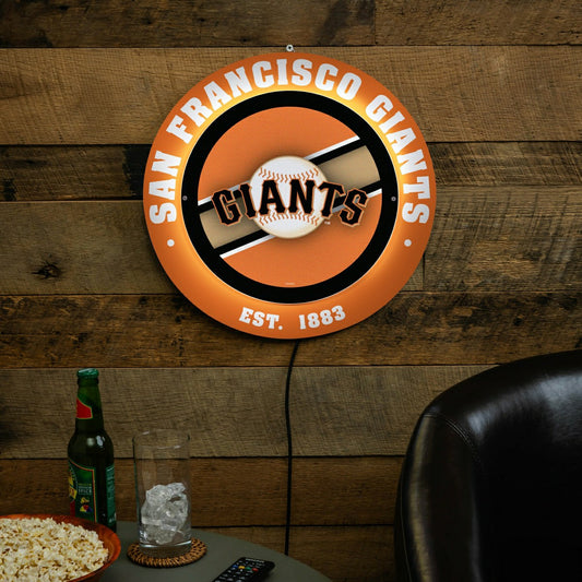 Team Sports America Trending - San Francisco Giants, Metal Lite, Round