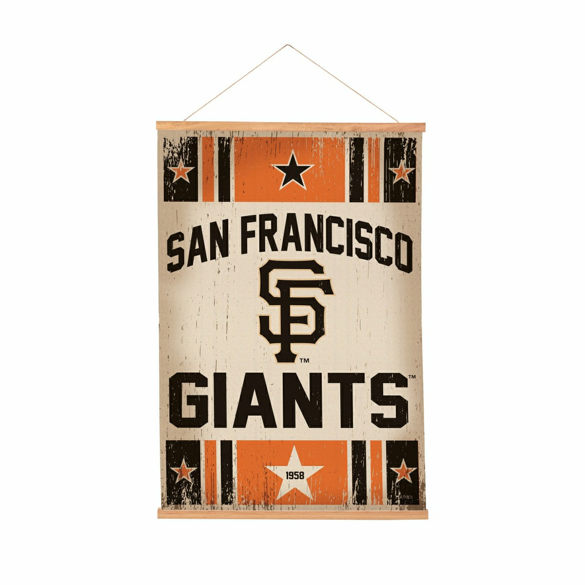 Team Sports America Exclusive - San Francisco Giants, Canvas Wall Tapestry, Medium, 36x24