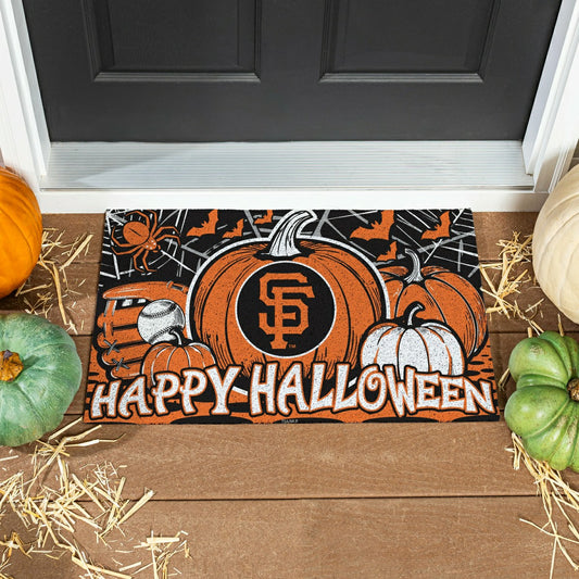 Team Sports America Signature - San Francisco Giants Halloween PVC Mat, 28"x16"