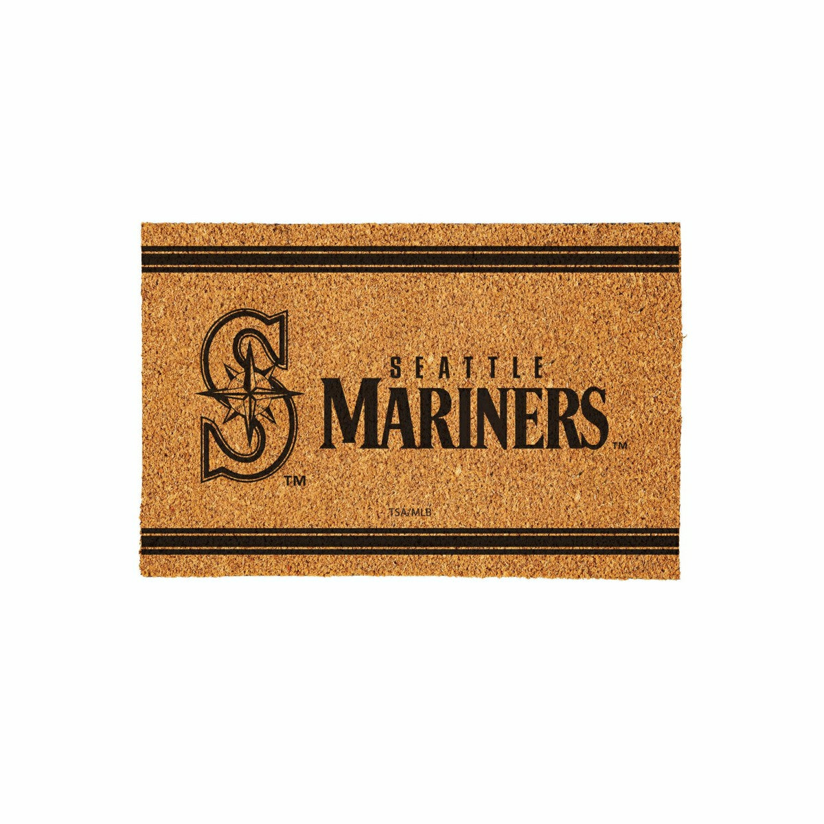 Team Sports America Trending - Seattle Mariners Large One Color Coir Mat, 36"x24"