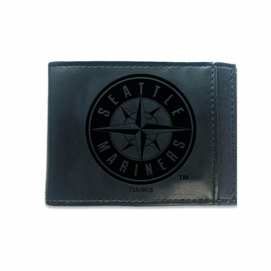 Team Sports America Everyday - Seattle Mariners Front Pocket Wallet w/ RFID Blocking Black