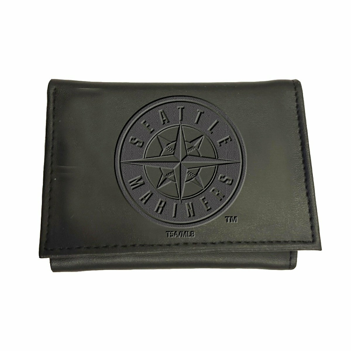 Team Sports America Exclusive - Seattle Mariners Tri-Fold Wallet Black