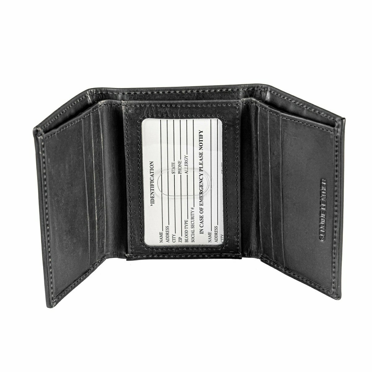 Team Sports America Exclusive - Seattle Mariners Tri-Fold Wallet Black