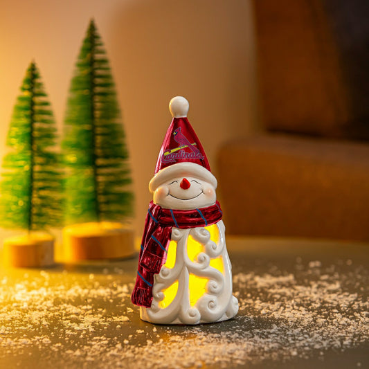 Team Sports America Trending - St Louis Cardinals Snowman LED Statuary, 8"