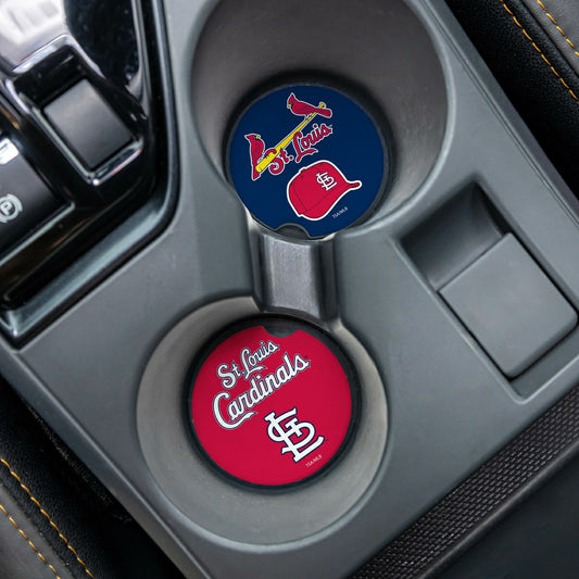 Team Sports America Everyday - St Louis Cardinals Car Coaster Set, 2pc