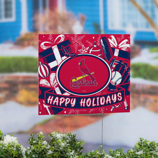 Team Sports America Essential - St Louis Cardinals Yard Sign, Holiday
