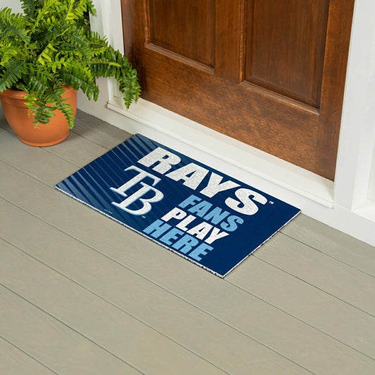 Team Sports America Value - Tampa Bay Rays Fan Mat, 28"x16"