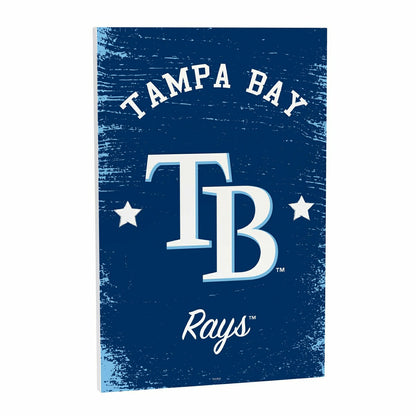 Team Sports America Trending - Tampa Bay Rays Wood Wall Sign, 16x24
