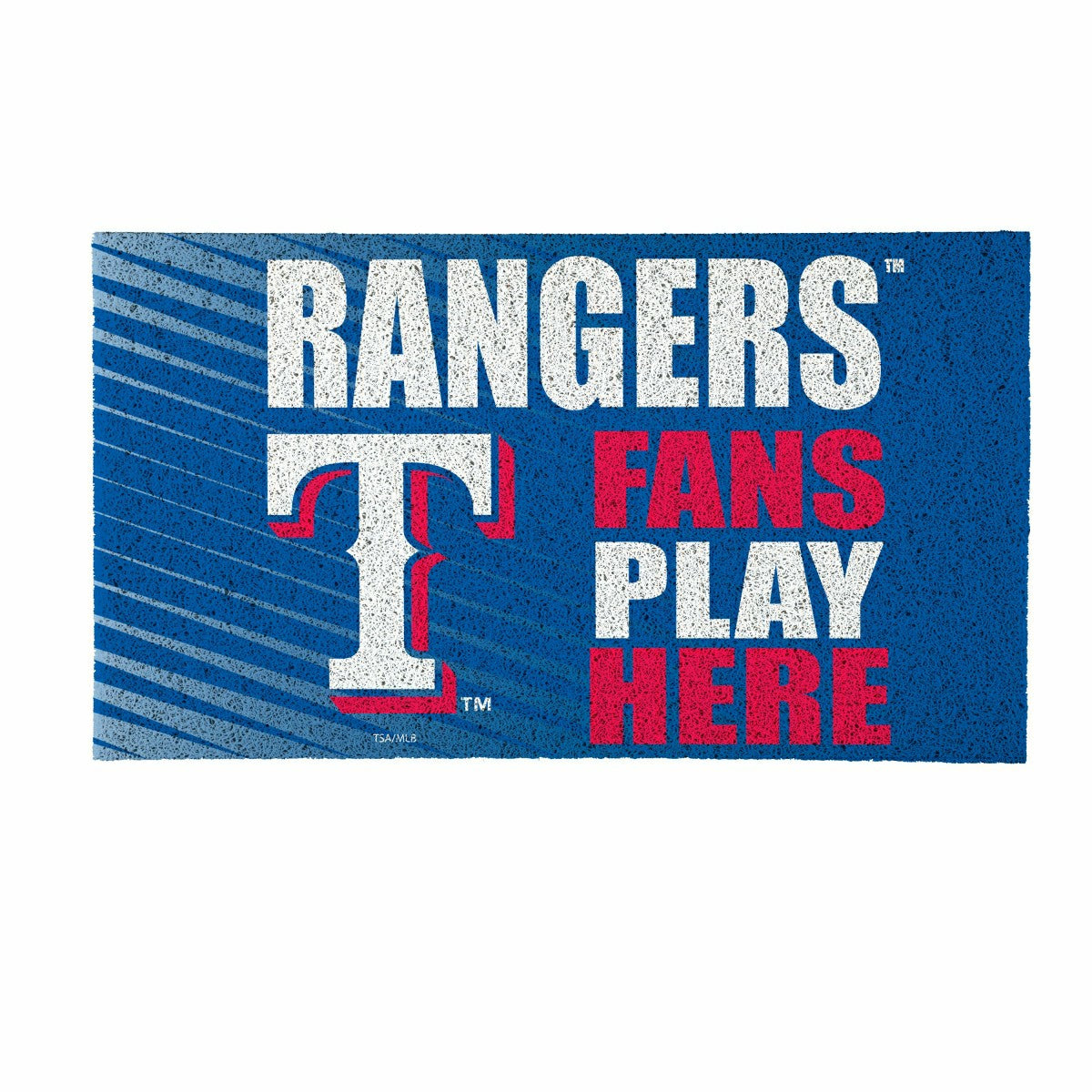 Team Sports America Classic - Texas Rangers Fan Mat, 28"x16"
