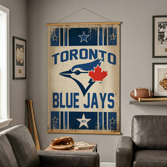 Team Sports America Everyday - Toronto Blue Jays, Canvas Wall Tapestry, Large, 54x36