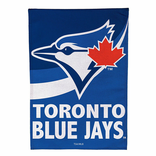 Team Sports America Exclusive - Toronto Blue Jays Burlap Garden Flag