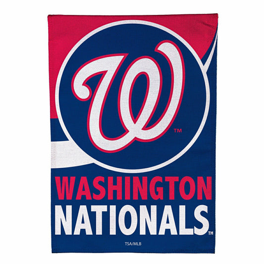Team Sports America Everyday - Washington Nationals Burlap Garden Flag