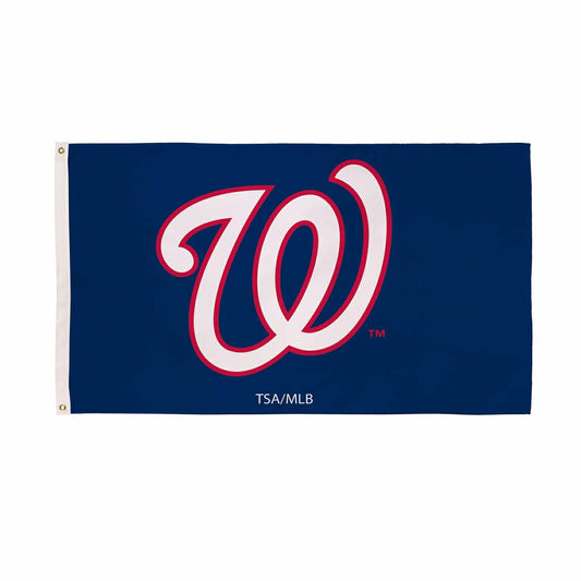 Team Sports America Classic - Washington Nationals Single Sided Flag w/ 2 Grommets 3'x5'
