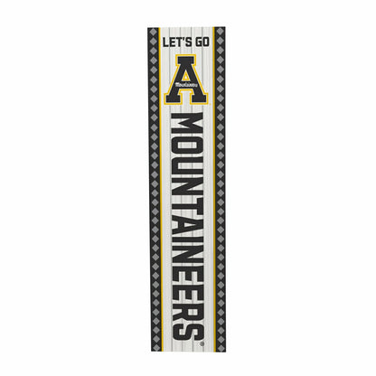 Team Sports America Recommended - 47" Double Sided Leaner, Appalachian State University, Christmas