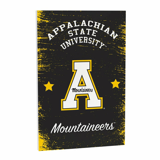 Team Sports America Essential - Appalachian State University Wood Wall Sign, 16x24