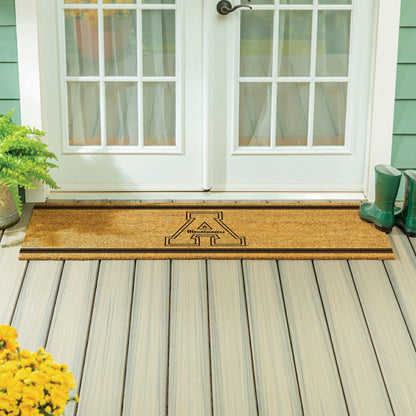 Team Sports America Best Seller - Appalachian State University Extra Large One Color Coir Mat, 60"x24"