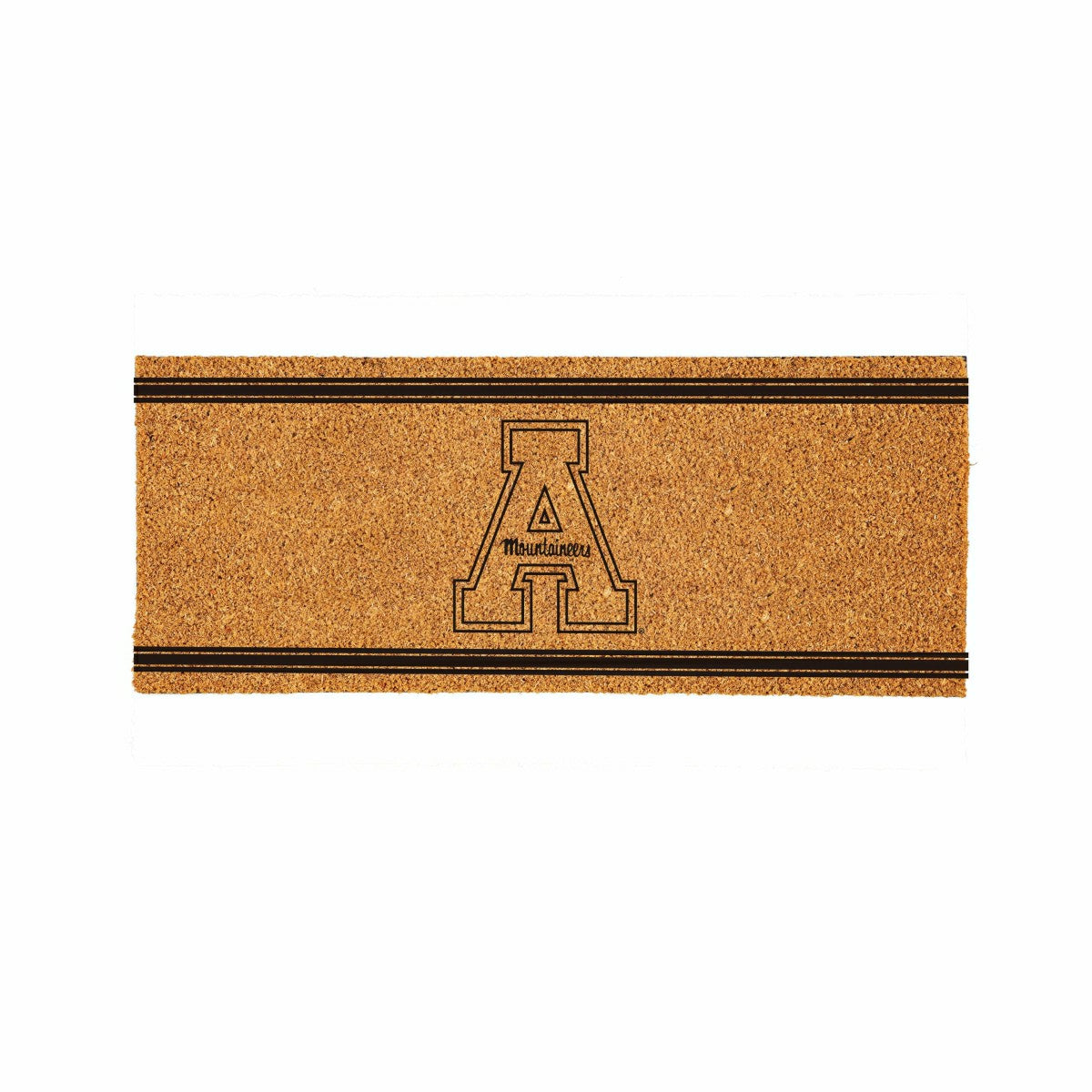 Team Sports America Best Seller - Appalachian State University Extra Large One Color Coir Mat, 60"x24"