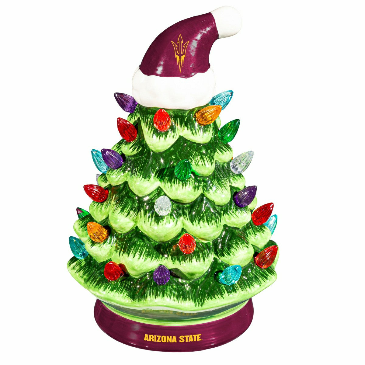 Team Sports America Essential - Arizona State University 8" LED Ceramic Christmas Tree