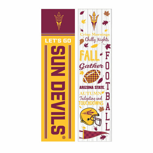 Team Sports America Trending - Arizona State University 46" Double Sided Leaner, Fall Seasonal