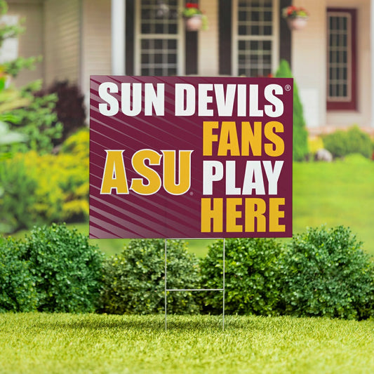 Team Sports America Classic - Arizona State University Coroplast Yard Sign "Fans Play Here"