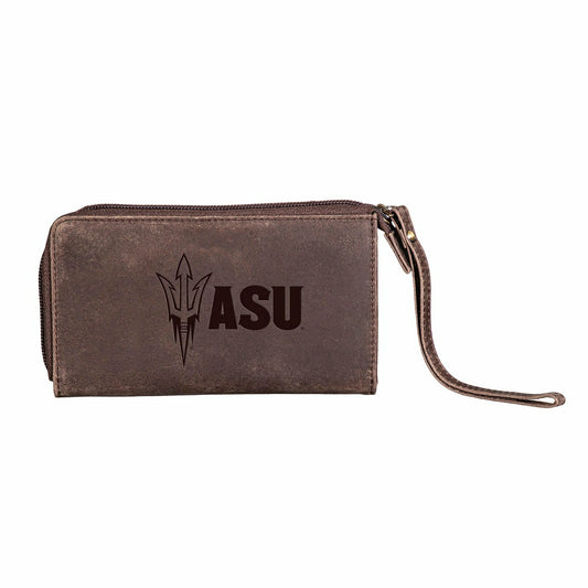 Team Sports America Trending - Wristlet Wallet, Brown, Arizona State University
