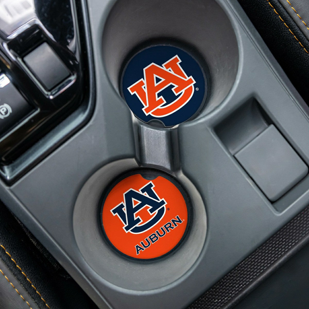 Team Sports America Everyday - Auburn University Car Coaster Set, 2pc
