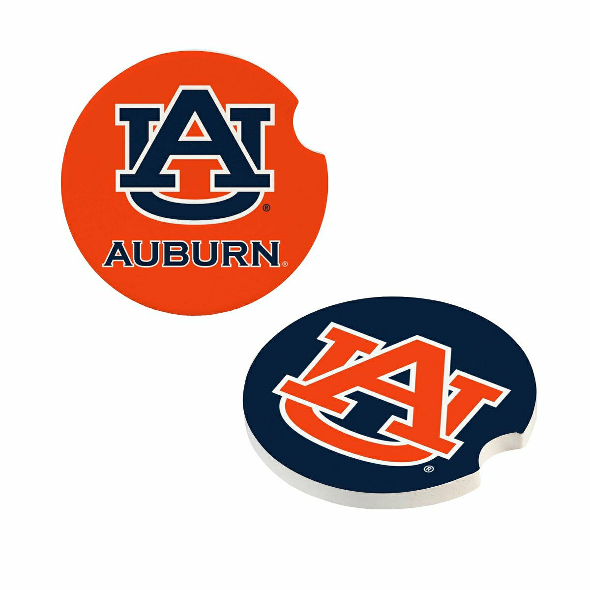 Team Sports America Everyday - Auburn University Car Coaster Set, 2pc