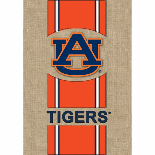 Team Sports America Best Seller - Burlap Auburn University Tigers Garden Flag, 12.5 x 18 inches