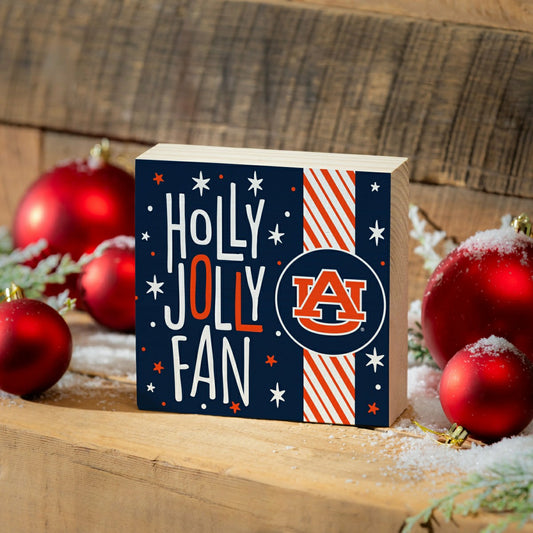 Team Sports America Classic - Auburn University Block, Holiday, 6x6