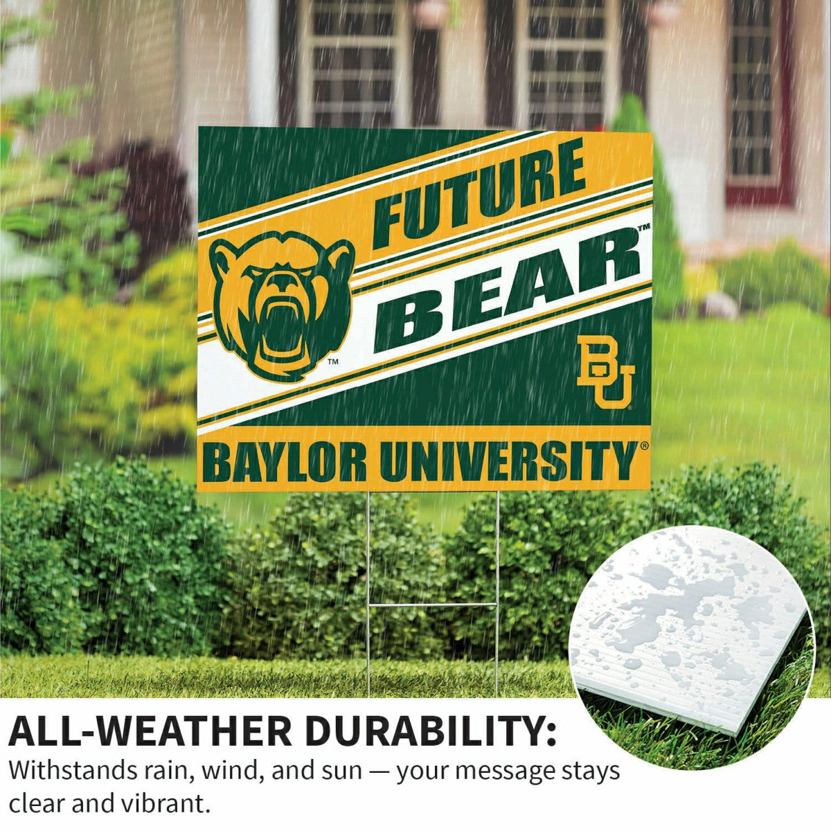 Team Sports America Essential - Baylor University Coroplast Yard Sign, Future Student