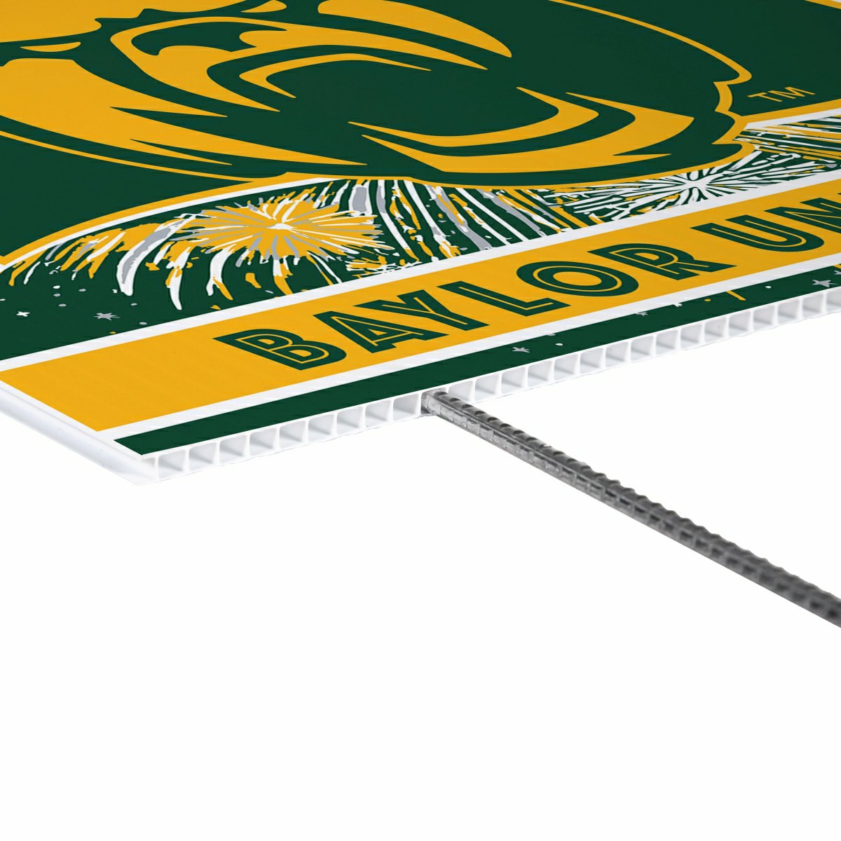Team Sports America Recommended - Baylor University Yard Sign, Patriotic