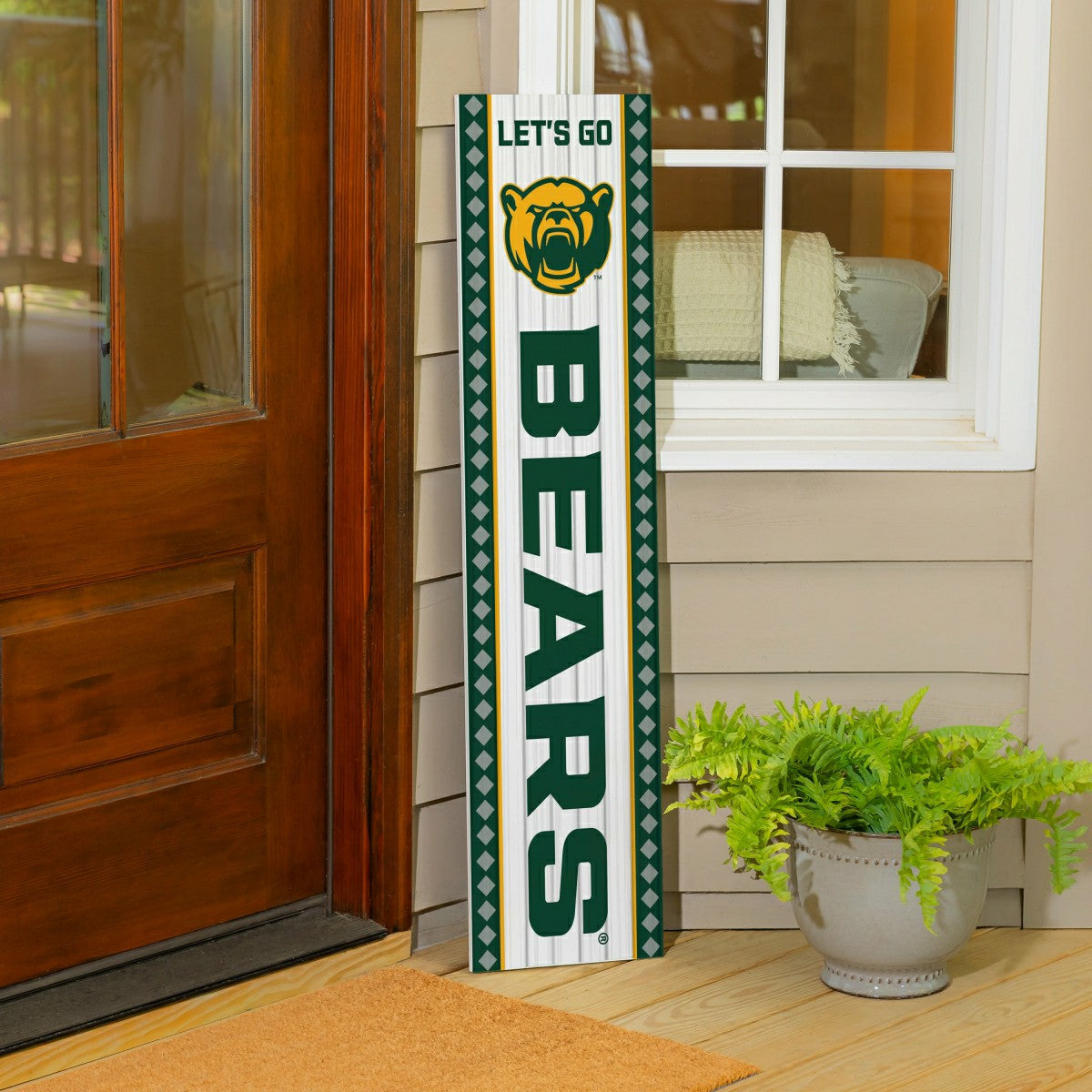 Team Sports America Value - 47" Double Sided Leaner, Baylor University, Christmas
