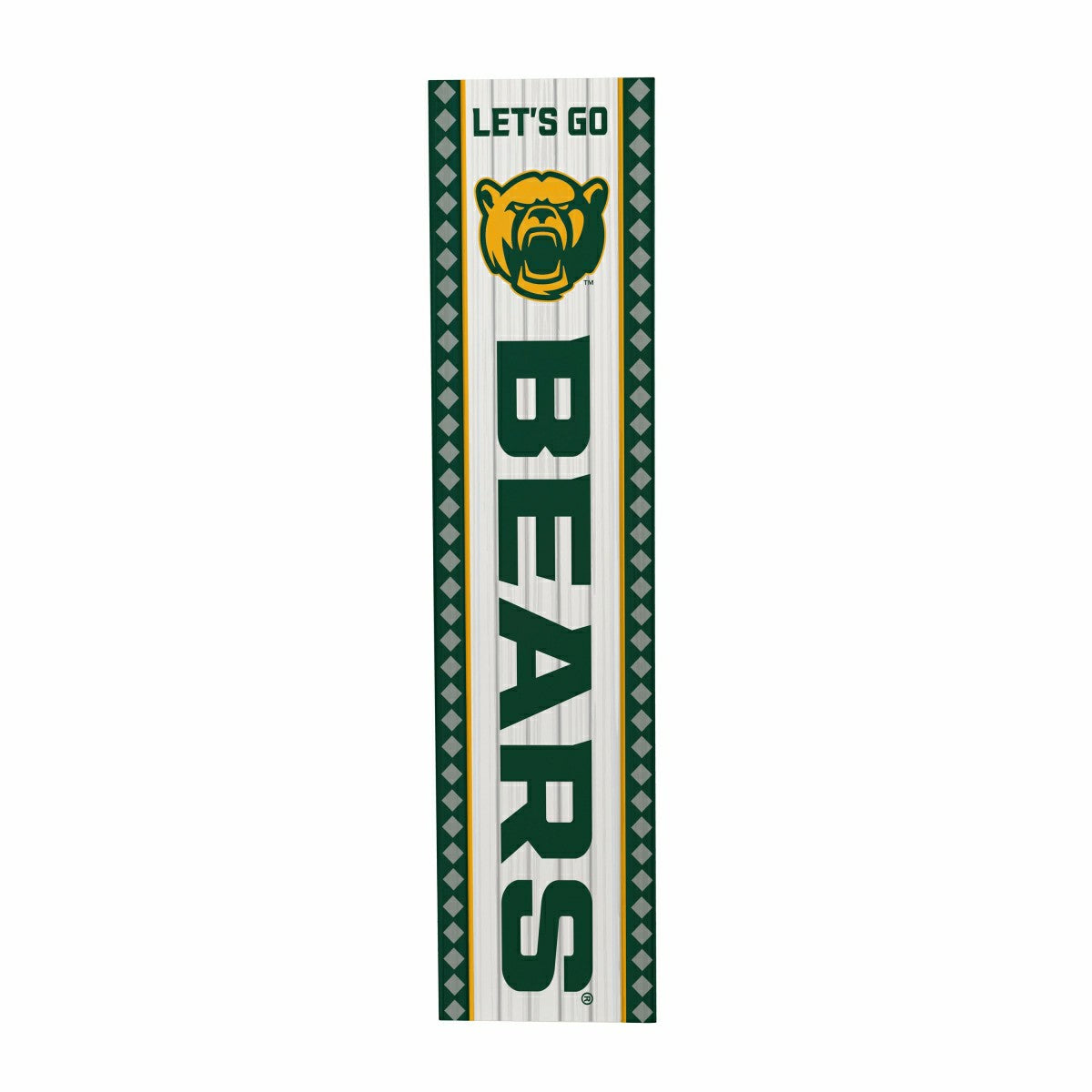 Team Sports America Value - 47" Double Sided Leaner, Baylor University, Christmas