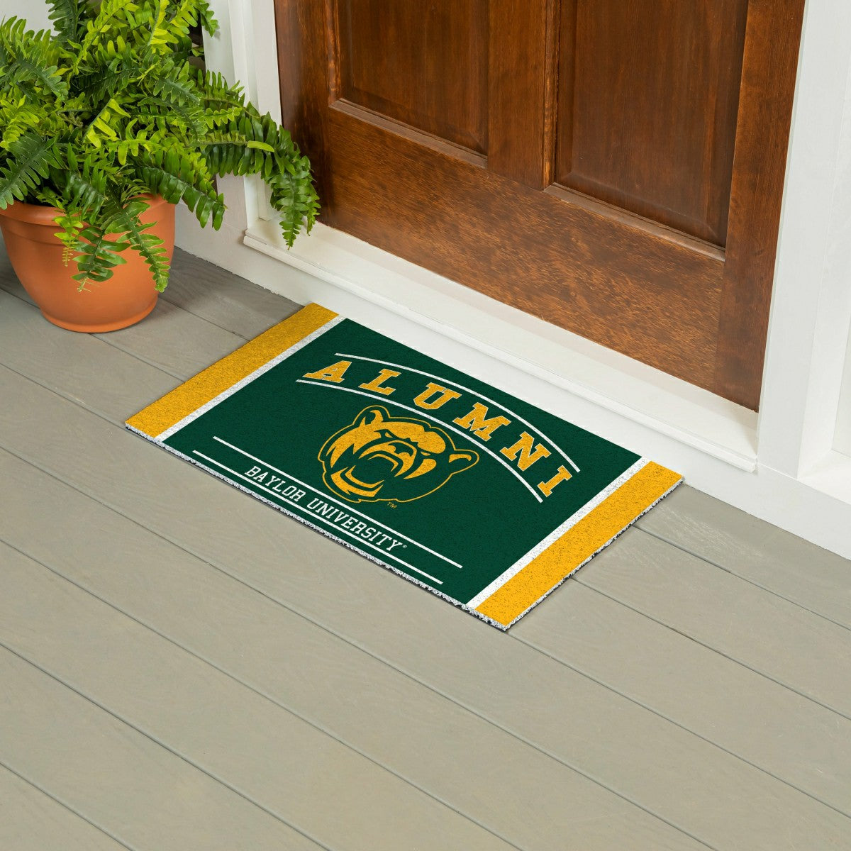 Team Sports America Everyday - Baylor University Alumni Mat, 28"x16"