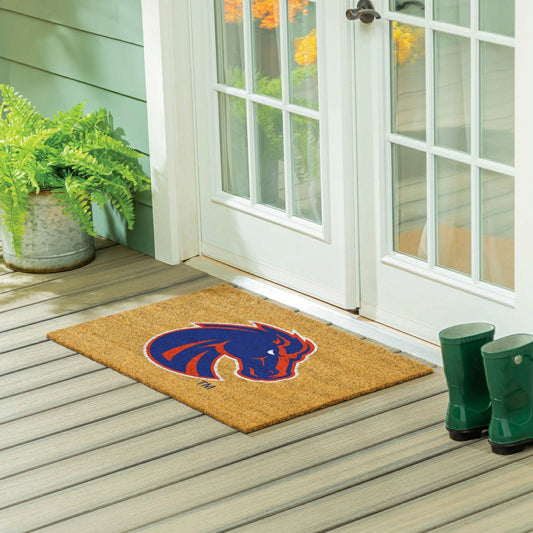 Team Sports America Value - Boise State University Large Full Color Coir Mat, 36"x24"