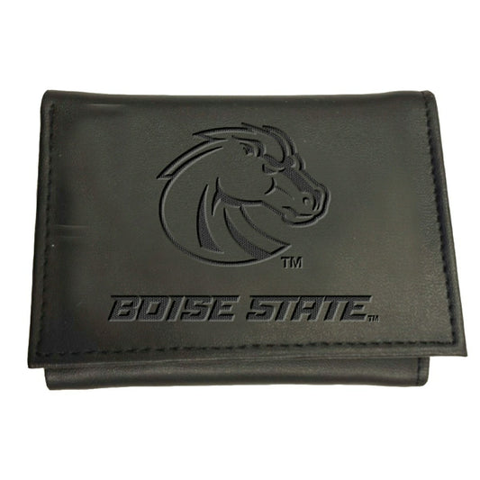 Team Sports America Exclusive - Boise State University, Tri-Fold Wallet, Black