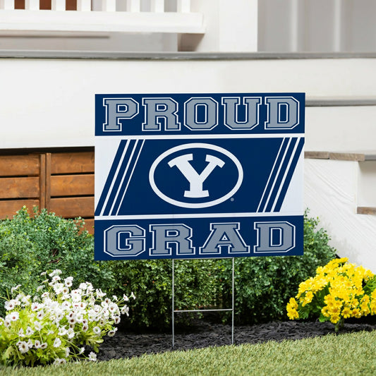 Team Sports America Exclusive - Brigham Young University Coroplast Yard Sign Graduate