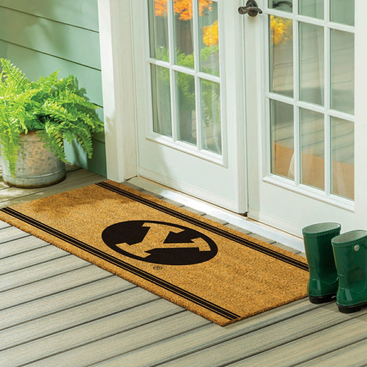Team Sports America Essential - Brigham Young University Extra Large One Color Coir Mat, 60"x24"
