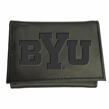Team Sports America Essential - Brigham Young University, Tri-Fold Wallet, Black