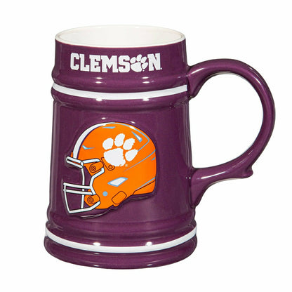 Team Sports America Everyday - Clemson University Ceramic Stein Cup, 24oz