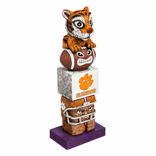 Team Sports America Signature - Clemson Tigers Tiki Team Totem Garden Statue