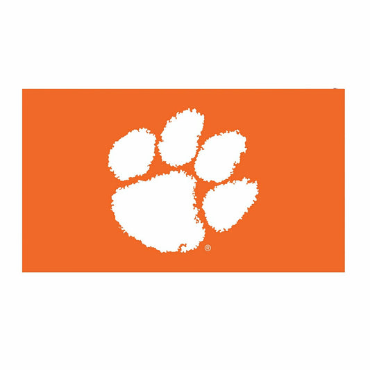 Team Sports America Essential - Full Color PVC Mat, 16" x 28", Clemson University